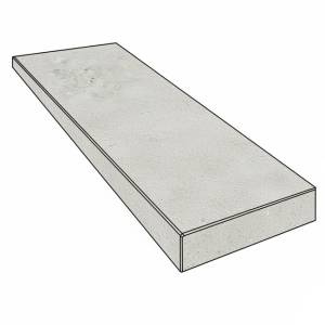 Ступень Gardenia Orchidea Esedra 2.0 G0076101 Gradone Angolare SX Bianco 4x32x80