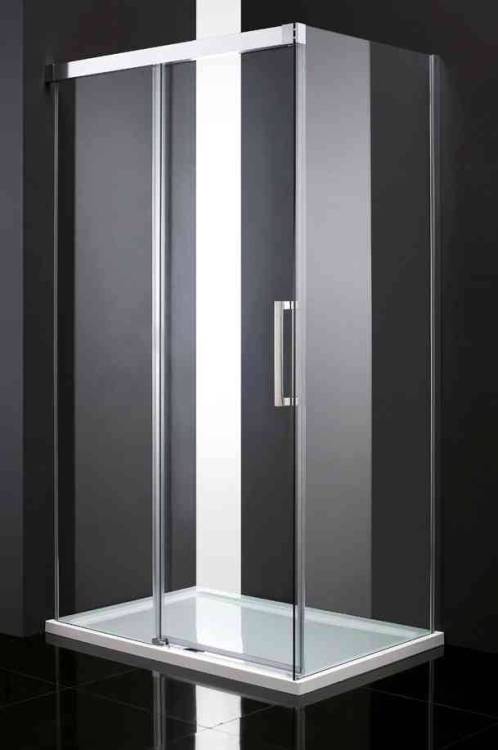 Душевой уголок Cezares PREMIER-SOFT-W-AH-1-130/100-C-Cr-IV профиль хром, стекло прозрачное, 130x100x200