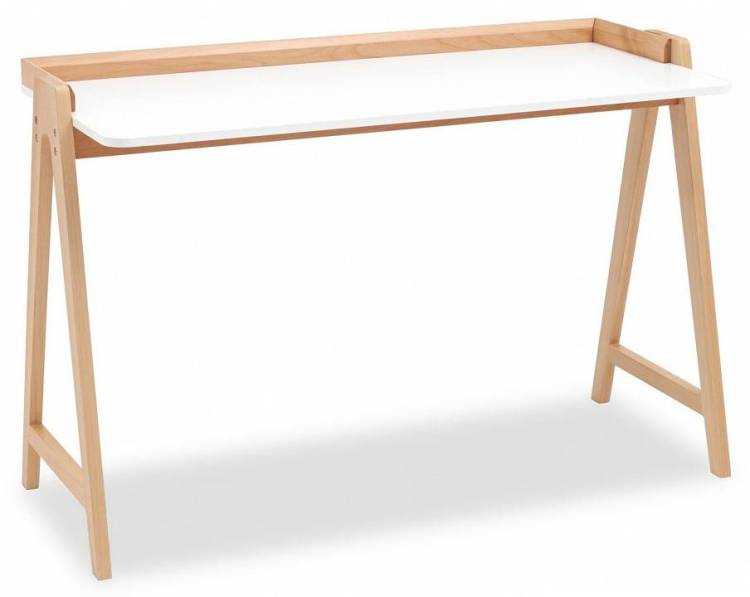 Стол офисный Stool Group Pyramid T-002-P white / natural 118x53