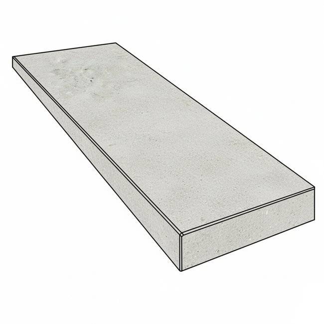 Ступень Gardenia Orchidea Esedra 2.0 G0076101 Gradone Angolare SX Bianco 4x32x80