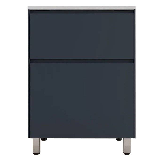 Тумба с раковиной Style Line Лима 60 напольная, графит