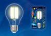 Лампа светодиодная филаментная Uniel LED-A70-17W/3000K/E27/CL PLS02WH фото 2