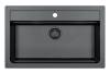 Мойка кухонная Alveus Granital Atrox 40 1148163 Carbon - G91 с сифоном, 79x50