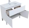 Тумба под раковину Aquanet Алвита New 90 303914 1 ящик, 2 дверцы, белый матовый фото 10