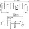 Смеситель для раковины Wasserkraft Elbe 7445 С ВНУТРЕННЕЙ ЧАСТЬЮ фото 3