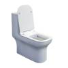 Унитаз-моноблок Comforty CF3C6328P, горизонтальный выпуск, сиденье микролифт, тонкое, белый глянец фото 4