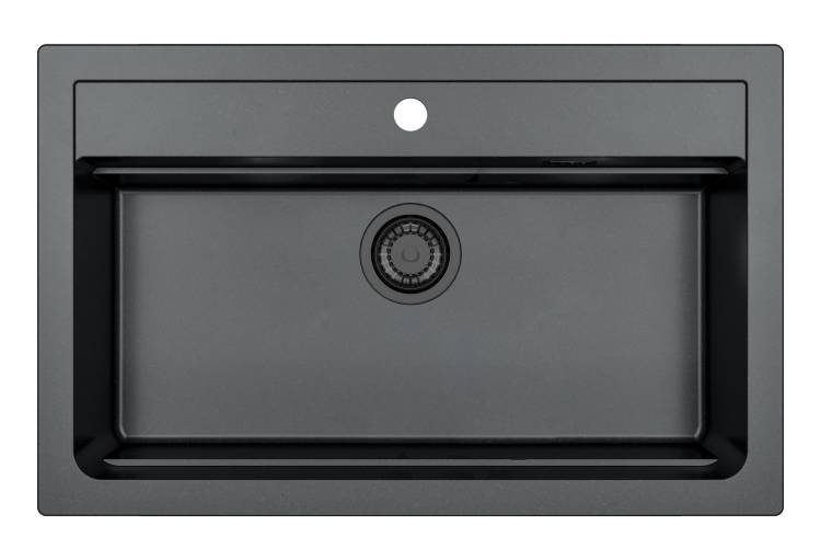 Мойка кухонная Alveus Granital Atrox 40 1148163 Carbon - G91 с сифоном, 79x50