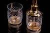Стакан Boheme Royal Cristal 10931-G-B настольный Black Gold фото 2