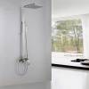 Душевая стойка Abber Wasserfall AF8616SPL с изливом, сатин фото 2