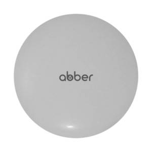Накладка на слив для раковины Abber AC0014MLG светло-серая матовая, керамика