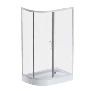 Душевой уголок Am.Pm Like W83UG-302U120MT профиль хром матовый, стекло прозрачное, 120x80