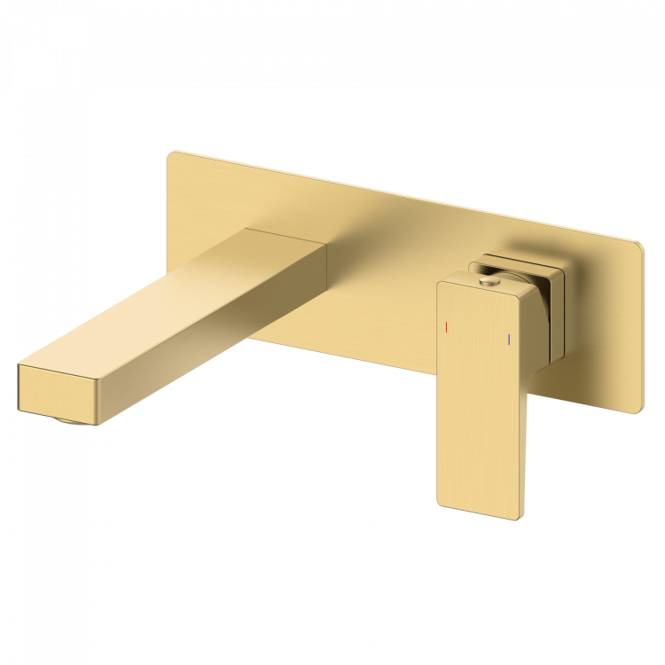 Смеситель для раковины Wonzon & Woghand Cube 2.0 WW-88869068-BG встраиваемый, брашированное золото