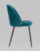 Набор из 2 стульев Stool Group Логан AV 413-Ciz-08 X2 изумрудный, велюр фото 3