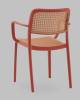 Стул Stool Group Yona PP-297 red 36877 красный, пластиковый с подлокотниками фото 6