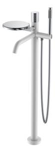 Смеситель для ванны Boheme Stick 129-WCR напольный, White Diamond Chrome