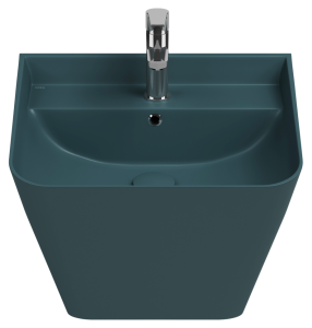 Раковина Isvea Sott'Aqua 10SQ37002SV-2P изумрудный матовый, 50x42