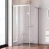 Душевой уголок AM.PM X-Joy W94G-403-12090-MТ Square Slide 120х90, матовый хром, прозрачное фото 2