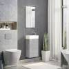 Зеркало-шкаф Comforty Асти 40 00-00013528 бетон светлый фото 2