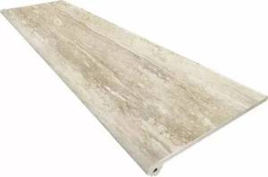 Ступень Ape Ceramica Wabi Sabi A036717 Peldano Fior. Travertino Brescia 33x120