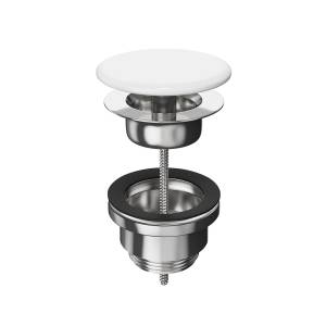Донный клапан Kerama Marazzi Plaza DRR.1/WHT с керамической крышкой