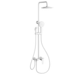 Душевая стойка Wonzon & Woghand WW-A30874-MW белая