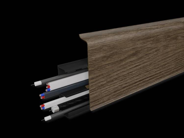 Плинтус Bonkeel Барк 8541 Дуб Черноморский 2200x85x20