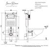 Система инсталляции для унитазов Iberica Blanca Inox-C IB001.1131 кнопка смыва хром глянцевый фото 14