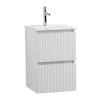 Тумба с раковиной BelBagno UNO-MINI 40 подвесная, Bianco Opaco фото 2