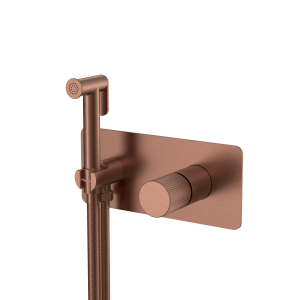 Гигиенический душ Boheme Stick 127-BRB.3 Brushed Bronze ручка Linea