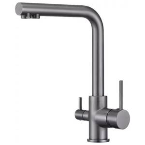Смеситель для кухни Grocenberg GB40551BG графит