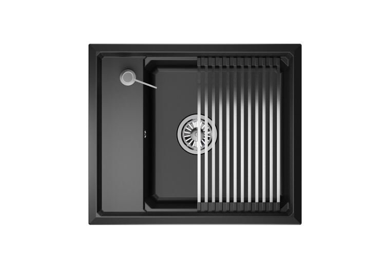 Мойка кухонная Granula Kitchen Space KS-6004 шварц