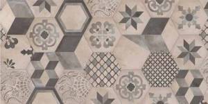 Декор Marca Corona Terra Mix Decori Esagono Vers. F 21.6x25