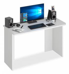 Стол офисный Merdes Домино СКЛ-Прям120Р(без тумбы) БЕ Белый