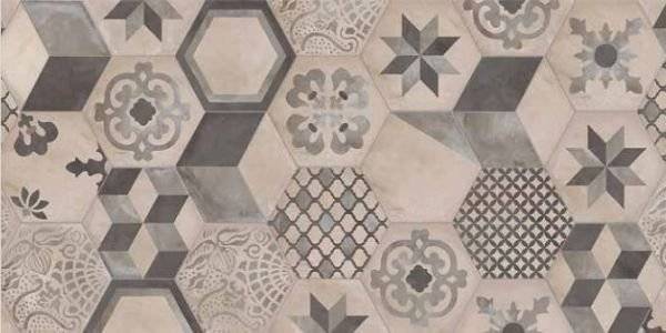 Декор Marca Corona Terra Mix Decori Esagono Vers. F 21.6x25