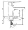 Смеситель для раковины Orange Loop M26-021W,белый фото 4