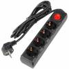Удлинитель Uniel Ultra S-GCU4-3B Black