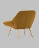 Кресло Stool Group Олби Квадро QH-8927K 875-7 brown горчичный фото 5
