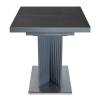 Стол Bradex Home Astra RF 0194 керамогранит, сталь, антрацит 140(190)x80x80 фото 8