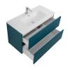 Тумба с раковиной Art&Max Torino Аквамарин, 58.5x100 фото 4