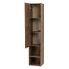 Шкаф-пенал Belbagno Kraft KRAFT-1600-1A-SC-RT-L 33x30x160 Rovere Tabacco подвесной фото 3