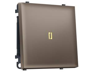 Комплект механизма 1-клавишного выключателя Ambrella Volt Sigma MS632010 темная бронза матовый