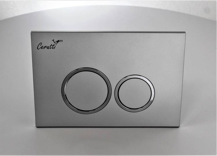 Кнопка смыва Cerutti Spa CR05SV хром