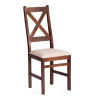 Стул Tetchair Crossman 21625 cappuchino/велюр бежевый
