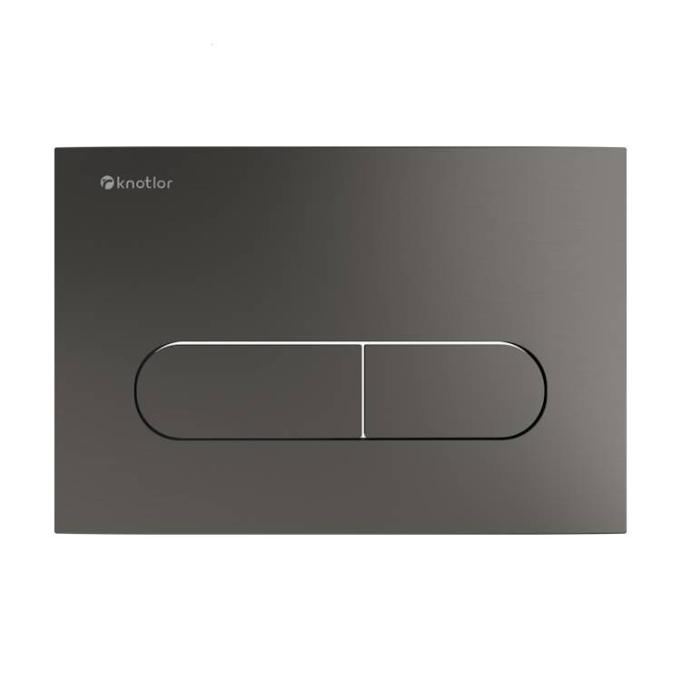 Кнопка смыва Knotlor Fusion BIS101GM вороненая сталь