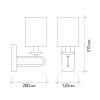 Бра Escada Eclipse 10166/1A Brass фото 2