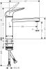 Смеситель для кухни Hansgrohe Focus M42 71806000 хром фото 6