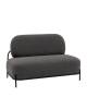 Диван Stool Group Стоун vd-dv-stone-tr-dg темно-серый, букле