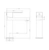 Смеситель для раковины Wonzon & Woghand WW-A40982-MB черный фото 4