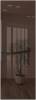 Межкомнатная дверь Profil Doors 1 AGK цвет профиля Черный, стекло безопасное 4 мм зеркало бронзовое 700x2000