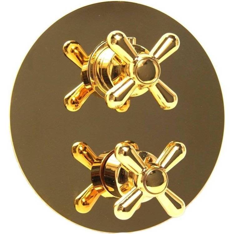 Смеситель для душа Webert Armony AM970903010 термостатический, с внутренней частью, золотой